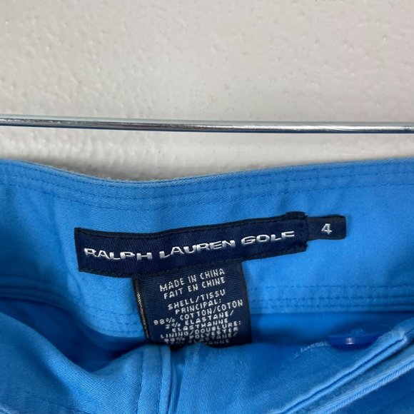 Ralph Lauren Golf Woman's‎ Sz 4 Cobalt Blue High Waisted Belted Skort Golf - Picture 5 of 11